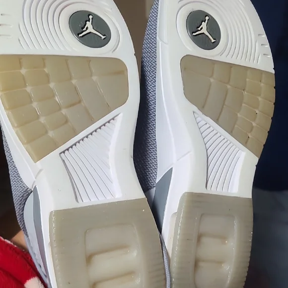 Nike Air Jordan Gray Athletic Shoes - Picture 6 of 6